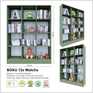 Bookshelf BOKU Series 12s Matcha