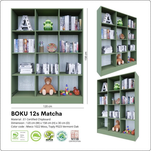 Bookshelf BOKU Series 12s Matcha